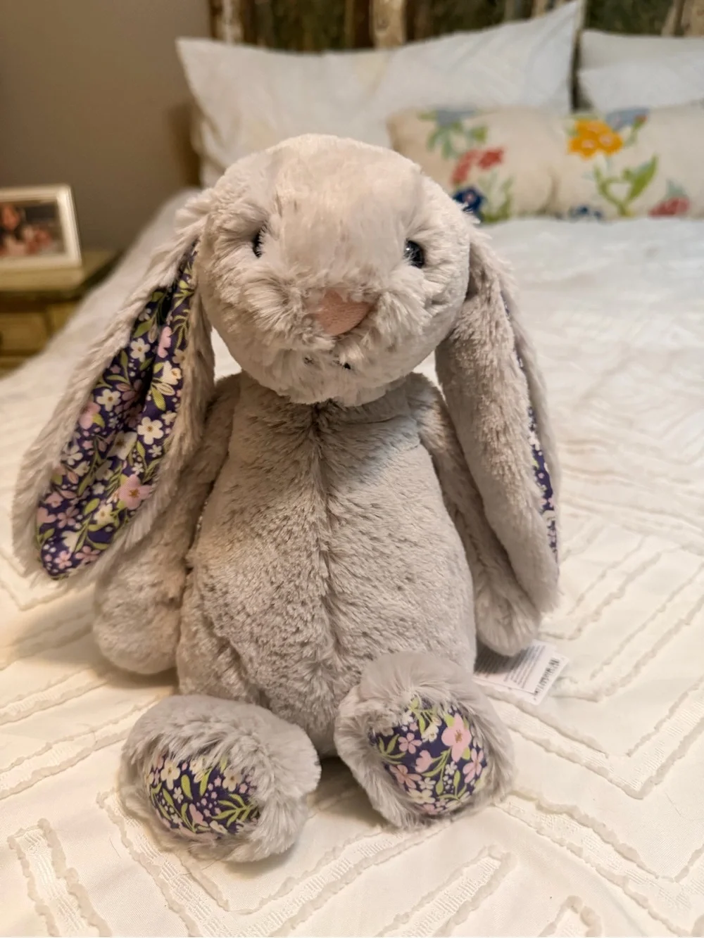Jellycat Gray Blossom Grey Bunny ‘Bloom’ medium